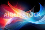 Abstract colored waves background with color gradients